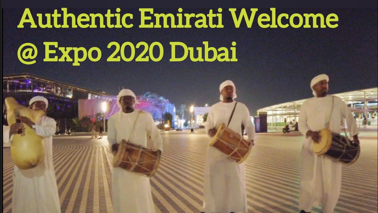 Authentic Emirati Welcome At EXPO 2020 Dubai #dubaitourism #dubai # ...