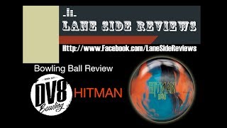 Black/Orange/Blue DV8 Hitman Bowling Ball Black/Orange/Blue DV8 Hitman Bowling Ball