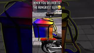Food Delivery Simulator Hungriest Customer #shorts #msc #simulator