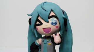 Making a chibi style Hatsune Miku Figure | Vocaloid [Clay / Figure]