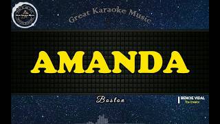 Amanda - Boston (Karaoke Version)