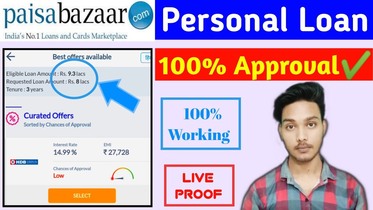 Paisabazaar personal loan apply online 2022 | Paisa bazaar se loan kaise milega | TekHackerJi