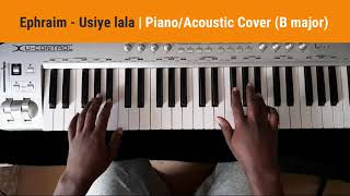Today, i’m going to play a cover of the song usiye lala by ephraim
aka son africa. watch learn it in key b major and don’t forget turn
on you...