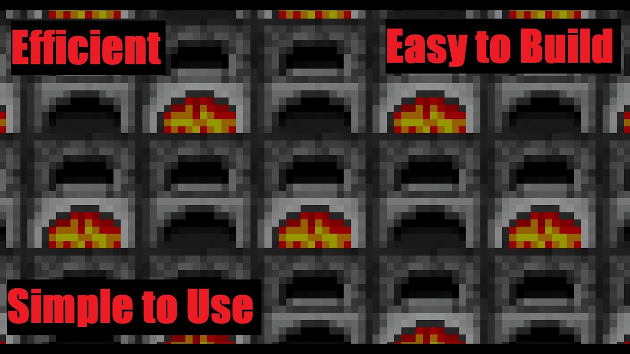 [Tutorial] Simple 64 Furnace Array - YouTube