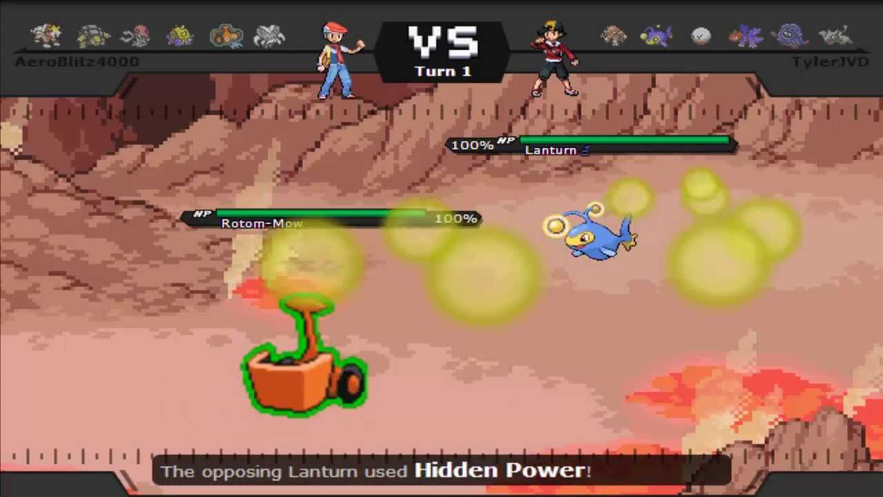 Pokémon Showdown Battle 