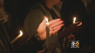 Vigil Held For Terror Attack Victims