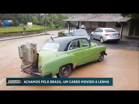 Achamos no Brasil: Limousine movida a lenha chama atenção em Santa Catarina