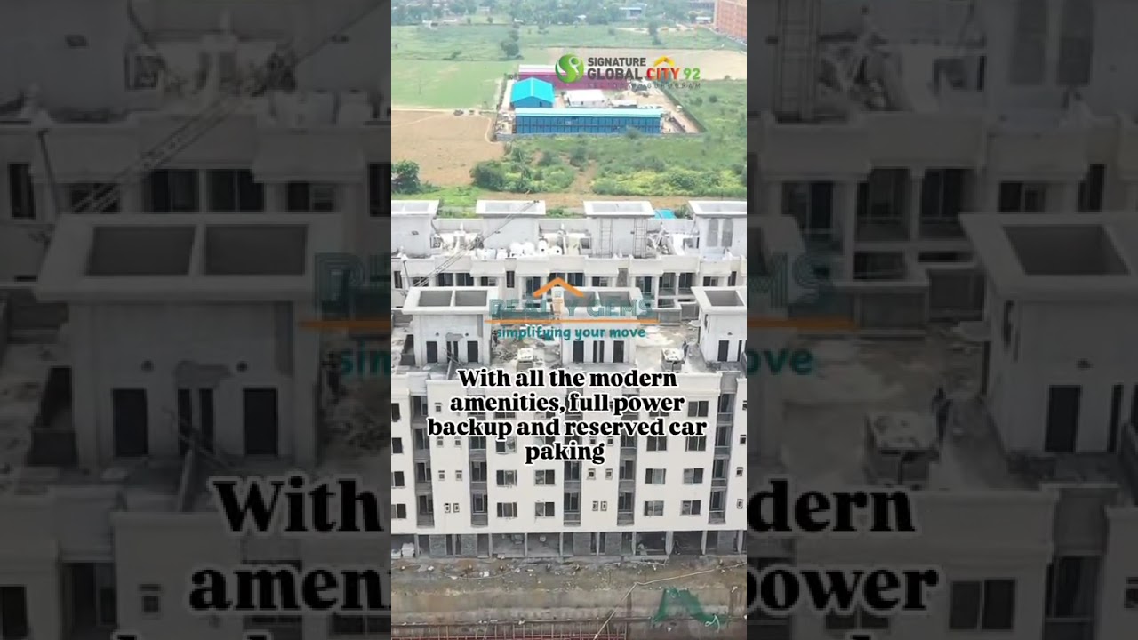 Signature Global City 92 _ Low Rise Builder Floor _ 2BHK / 3BHK _ Sector 92 New Gurugram _9540009244