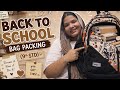 Back to school bag packing🥲🌸