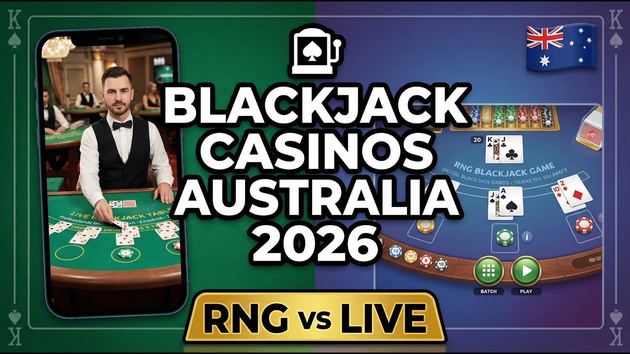 🎰 Online Blackjack Casinos Australia 2026: RNG vs Live Dealer Explained 🇦🇺