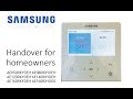 Homeowners Guide Samsung Gen 6, Gen 7 R290 and HTQ air source heat pump . How to use the controller