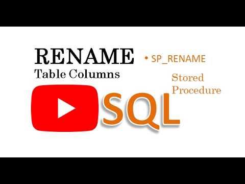 How to Rename a Column in SQL Server | SQL Server Management Studio (Step-by-Step)