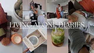 Living Alone Diaries Modern Fall Apartment Decor Home Essentials Haul, Chai Matcha Latte More