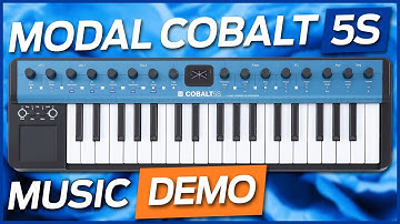 🔥🎹 COBALT 5S -mighty VA minisynth (MUSIC DEMO, no talking)  🎹🔥
