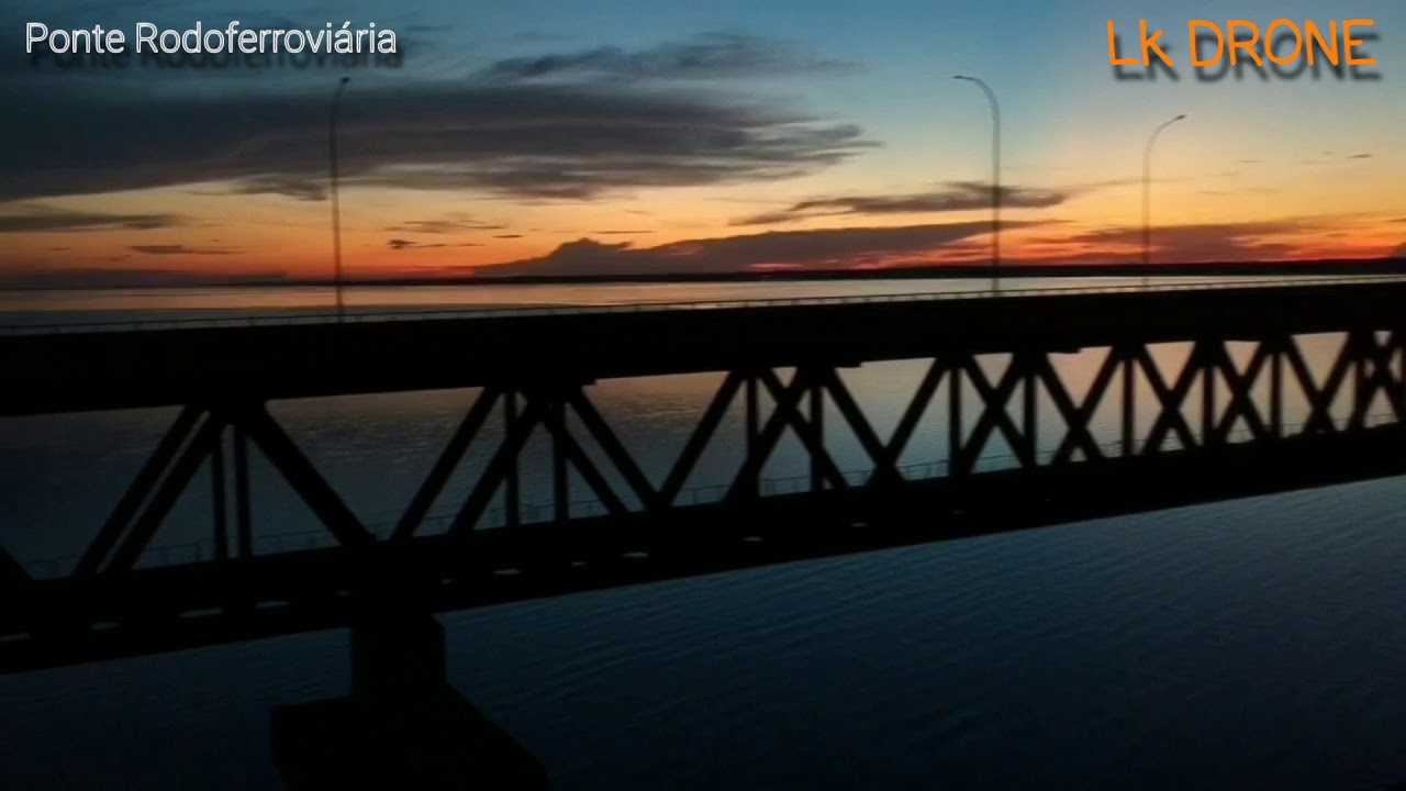 luiz barsi Imagens aéreas Ponte Rodoferroviária divisa SP/MS
