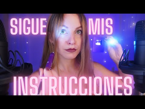 ASMR Sigue Mis Instrucciones DE OREJA A OREJA nivel CAÓTICO