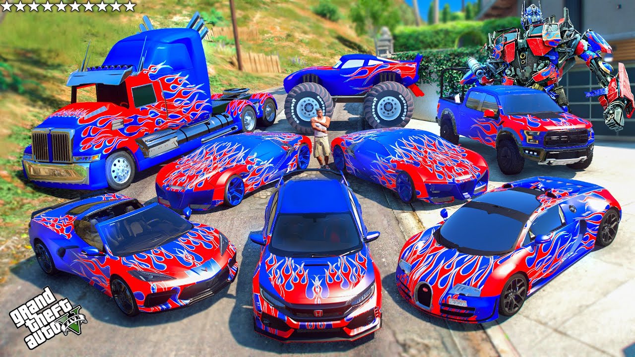 GTA 5 - Stealing TRANSFORMERS 