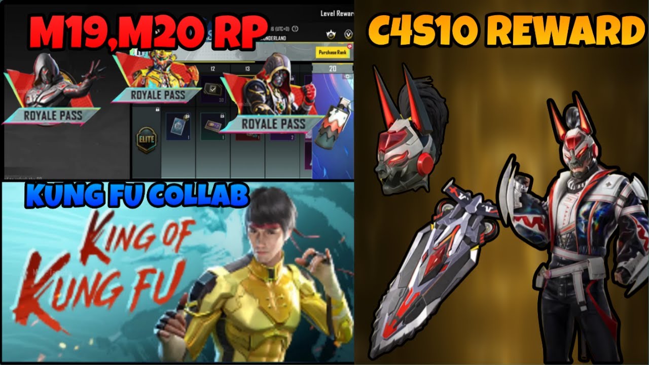 ROYAL PASS M19\M20 RP REWARD | BRUCE LEE COLLAB | C4S10 REWARDS |PUBGM -SAAD PLAYZ