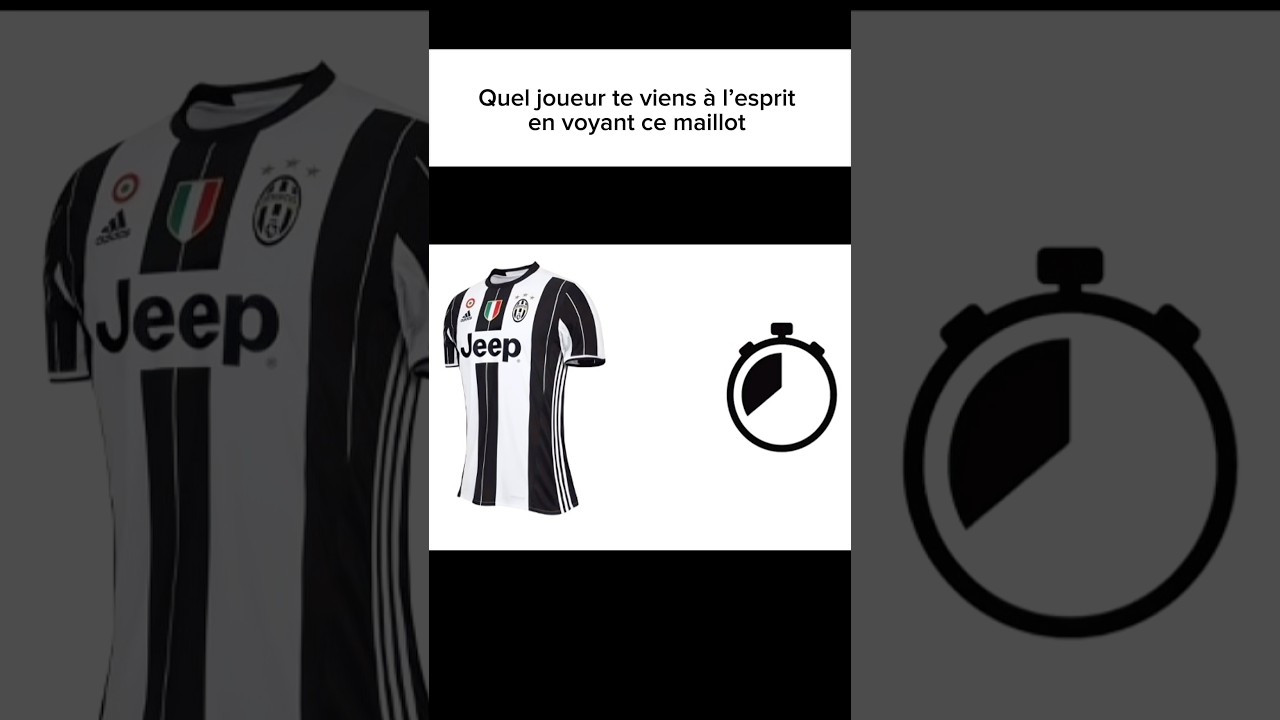 Devine le joueur grace au maillot. 