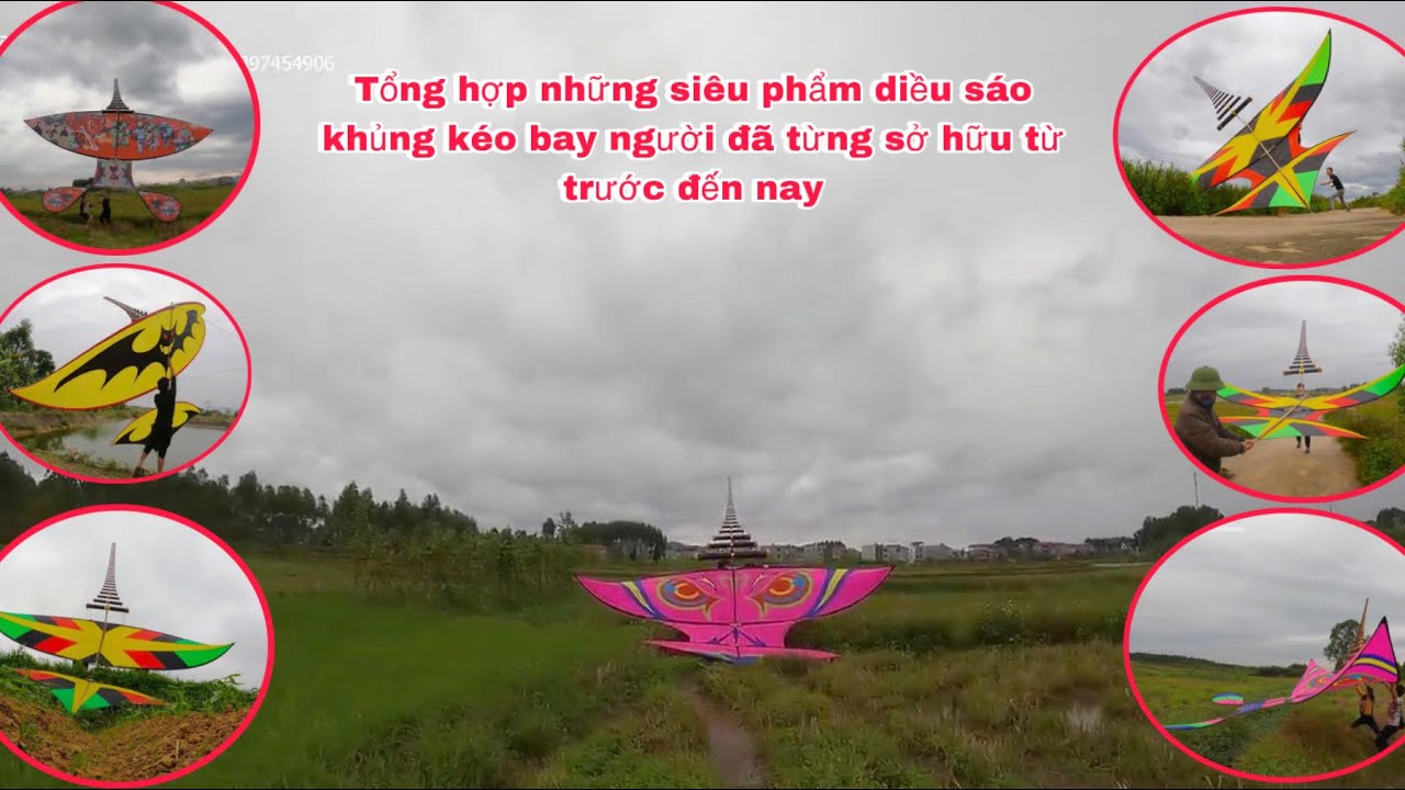 Ba Sói TV | Tổng hợp những siêu phẩm diều sáo khủng kéo bay người đã từng sở hữu từ trước đến nay
