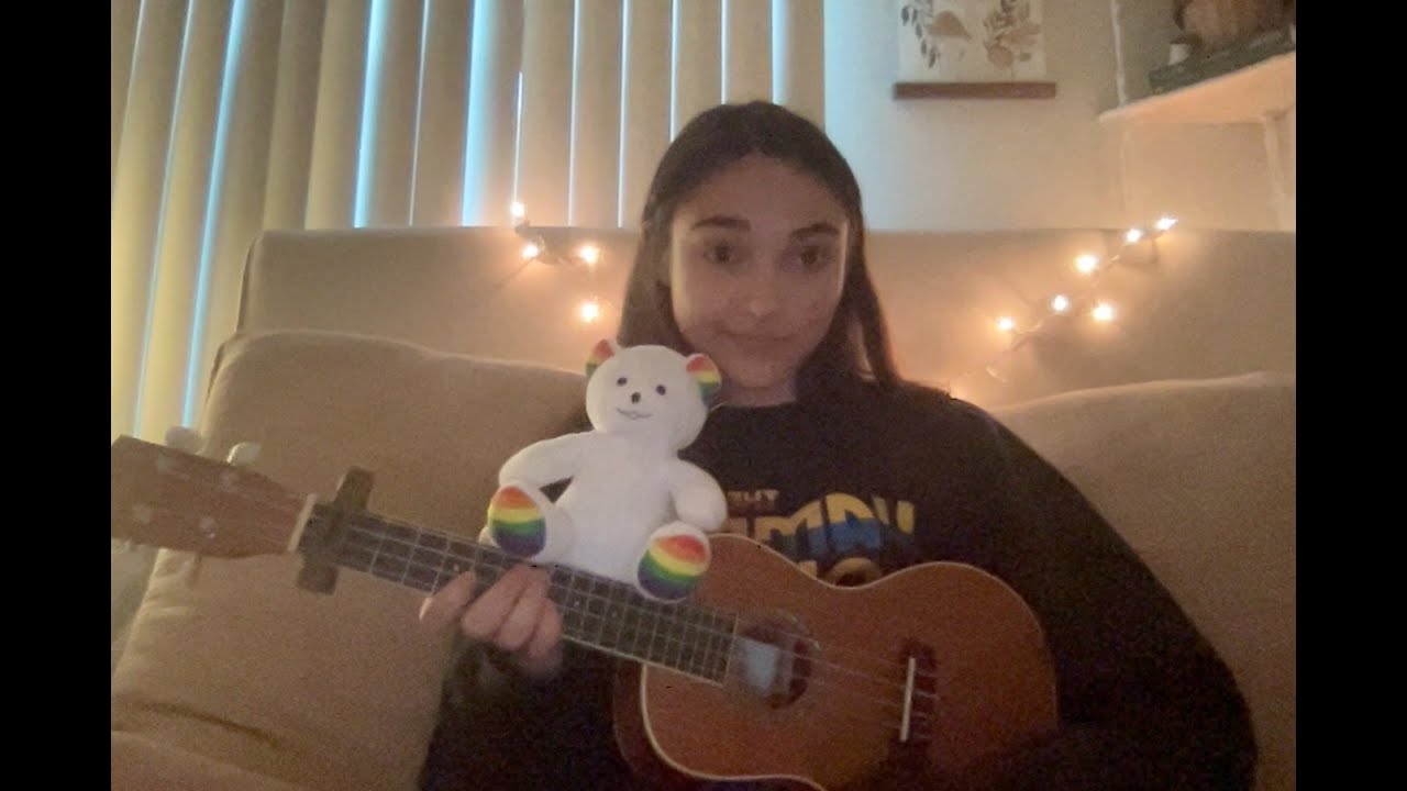 we fell in love in october girl in red (ukulele cover) 🧡🤍🩷 YouTube