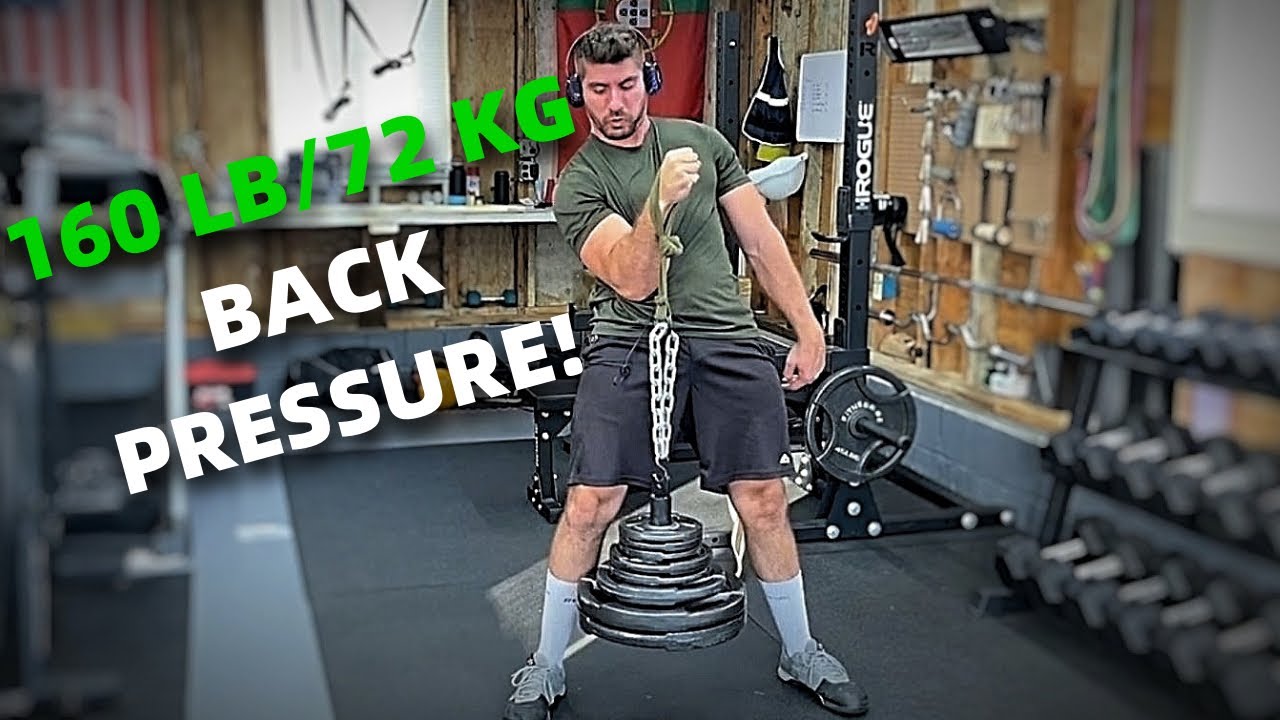 160 LB / 72 KG Back Pressure Lift PR! Arm Wrestling Training YouTube