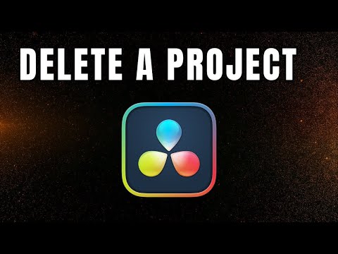 How to Delete A Project | DaVinci Resolve 19 Tutorial