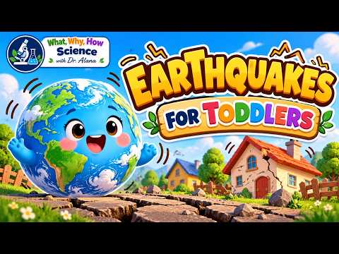 Earthquakes for Kids! Why Does the Earth Shake? | Toddler STEM Science, Experiments & Safety