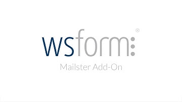 WS Form PRO Mailster Add-On - Integrate Forms with the Mailster #WordPress Plugin