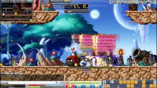 Maplestory Bishop Dipq run Damage test, up to 3rd stage)