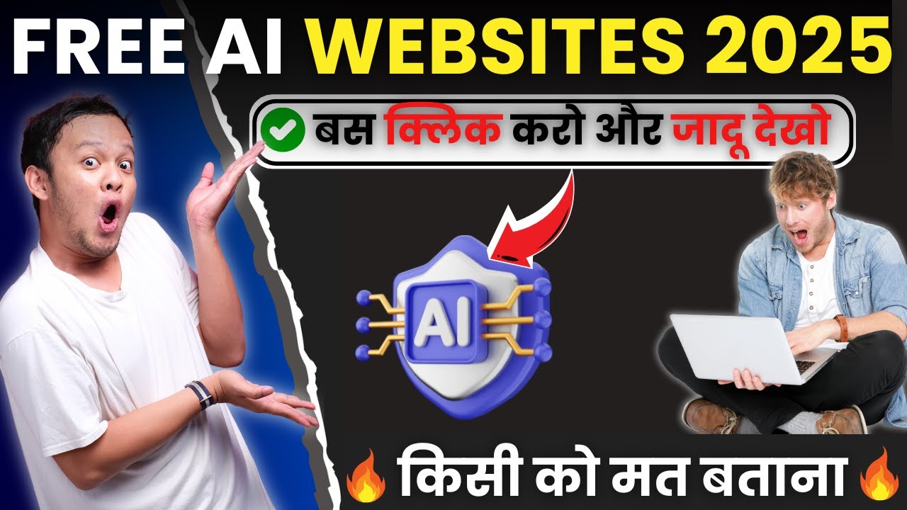 🔥15 Best FREE AI Tools You Must Try in 2025 ! - YouTube