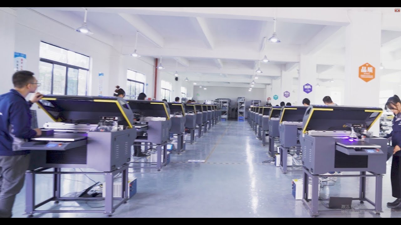 Look this one of biggest UV printer DTG printer DTF printer manufacturer factory Focus Inc. in China