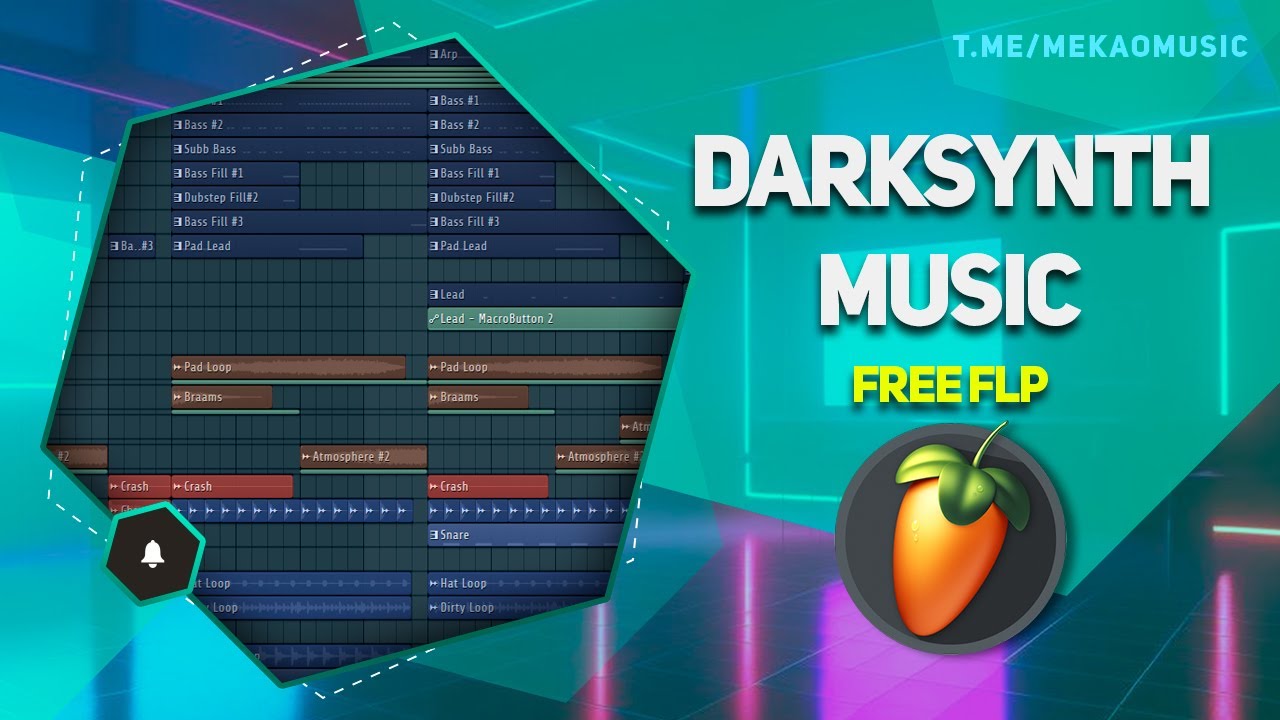 Dark Electro Music In FL Studio 20 (+FREE FLP/Бесплатный ФЛП) freeflp
