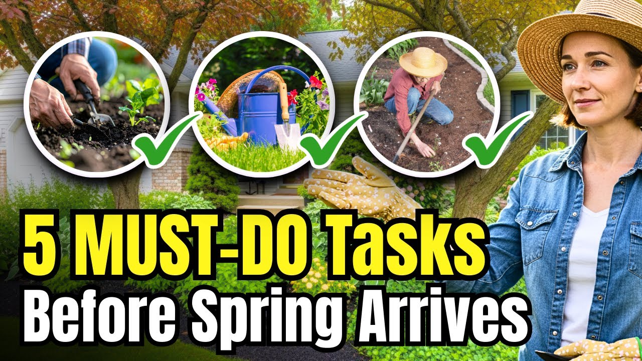Do THESE 5 Things Before Spring Arrives 😱 | Garden Prep Guide