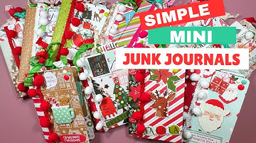 Craft Fair Idea #4: Simple Mini Junk Journals (no sew)❤️ Craft Fair Series 2024