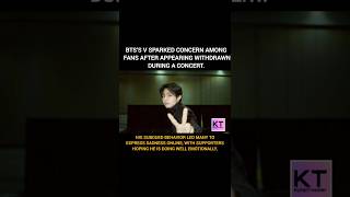 V’s Heartbreaking Concert Moment #bts #kpopedit #kpop #btsarmy