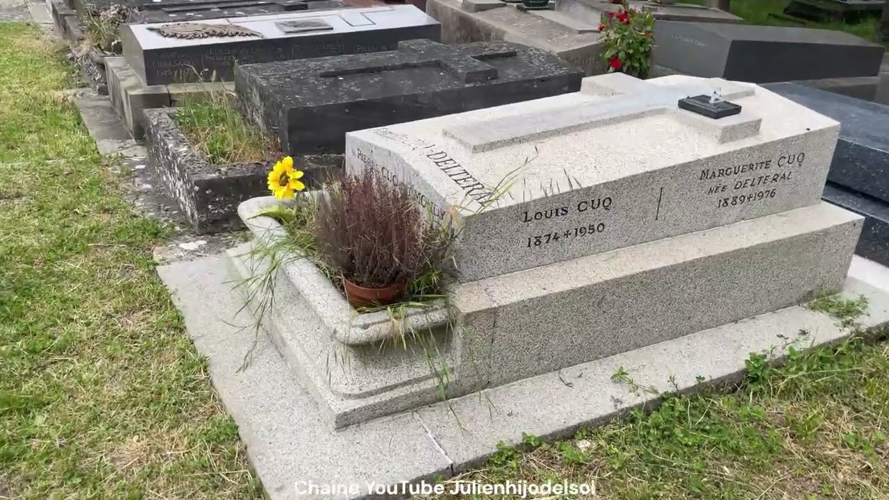 Tombe de Pierre MONDY cimetière nouveau de Neuilly sur Seine