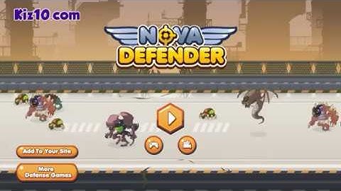Nova Defender - Game Walkthrough  Kiz10.com