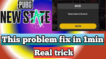 How to fix cannot connect to the server in pubg new state alpha test kaise fix kare