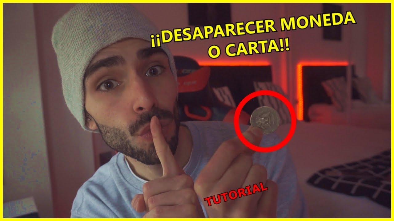 DESAPARECER moneda o carta *FORMA MÁS VISUAL REVELADA*😱