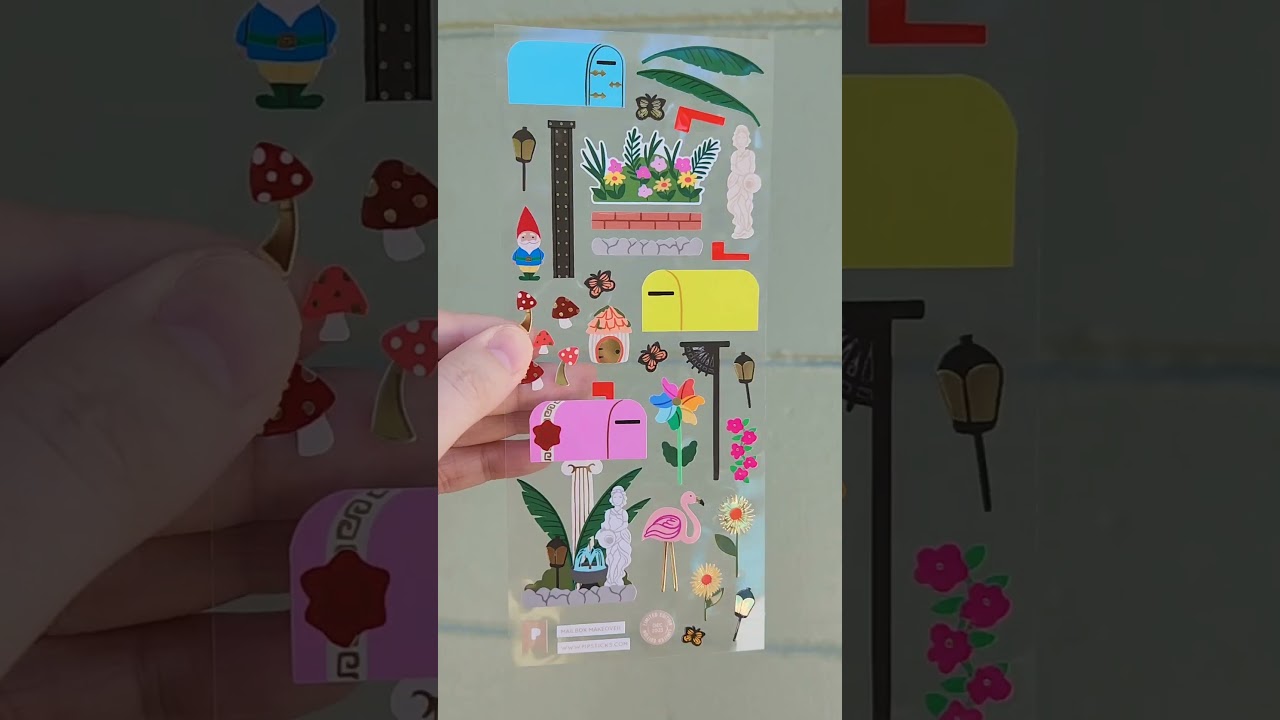 December Pipsticks Pro Sticker Club sticker pack unboxing ✉️🖋️📭