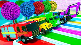 color balls rain song wheels bus shapes monster trucks nursery