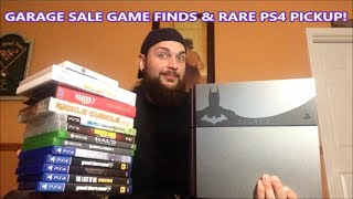 GARAGE SALE GAME FINDS & RARE PS4 PICKUP! | Scottsquatch