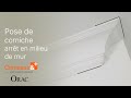 Ref:TrfJYJ5Ffnc Comment finir une corniche en milieu de mur - cimaises &amp;+