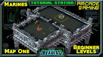 8 Bit Invaders - Tutorial Map One - Marines