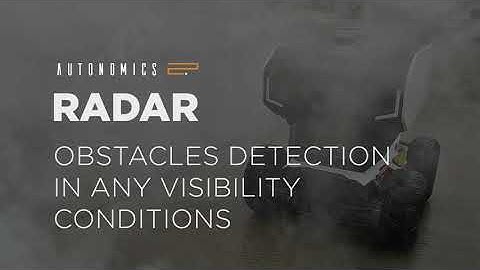 AUTONOMICS MM RADAR DEMO