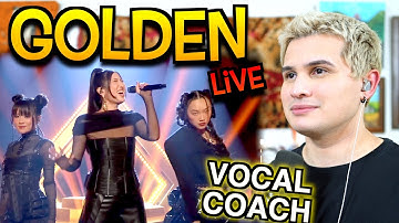 Vocal Coach Reacts to Golden LIVE - Kpop Demon Hunters