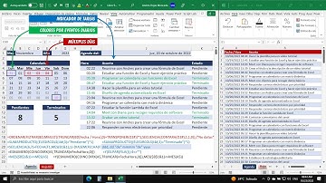 Cómo Hacer una AGENDA Automatizada e Interactiva en Excel con Calendario (MEJORADA)
