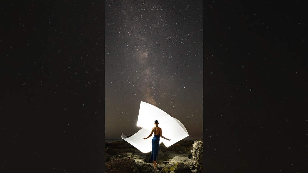 Milky Way Backdrop: The f/1.4 Light-Painting