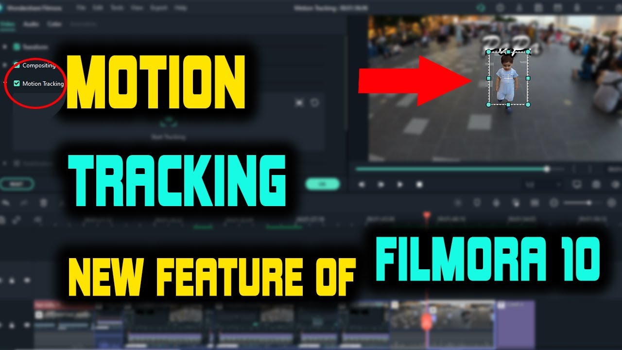 motion tracking filmora 9